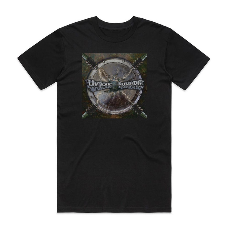 Vicious Rumors Electric Punishment Album Cover T-Shirt Black