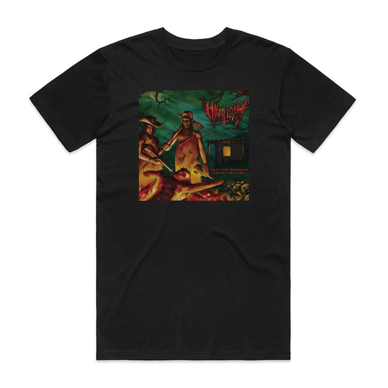 Viral Load Backwoods Bludgeoning Sick Hicks From The Sticks Album Cover T-Shirt Black