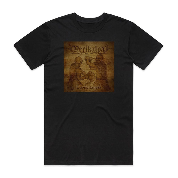 Verikalpa Tuoppitanssi Album Cover T-Shirt Black