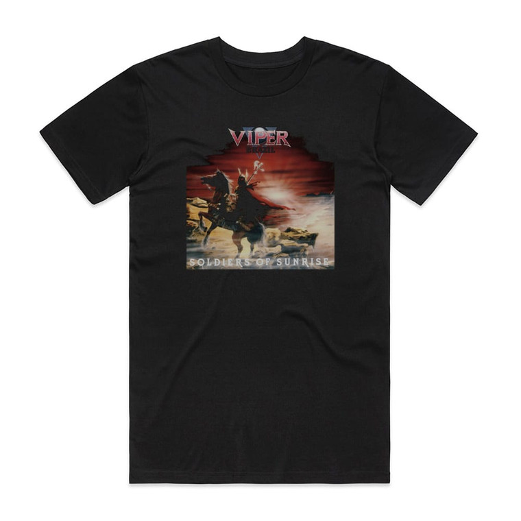 Viper Soldiers Of Sunrise Album Cover T-Shirt Black