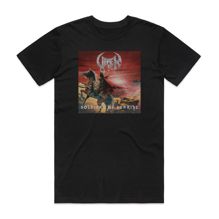 Viper Soldiers Of Sunrise 2 Album Cover T-Shirt Black