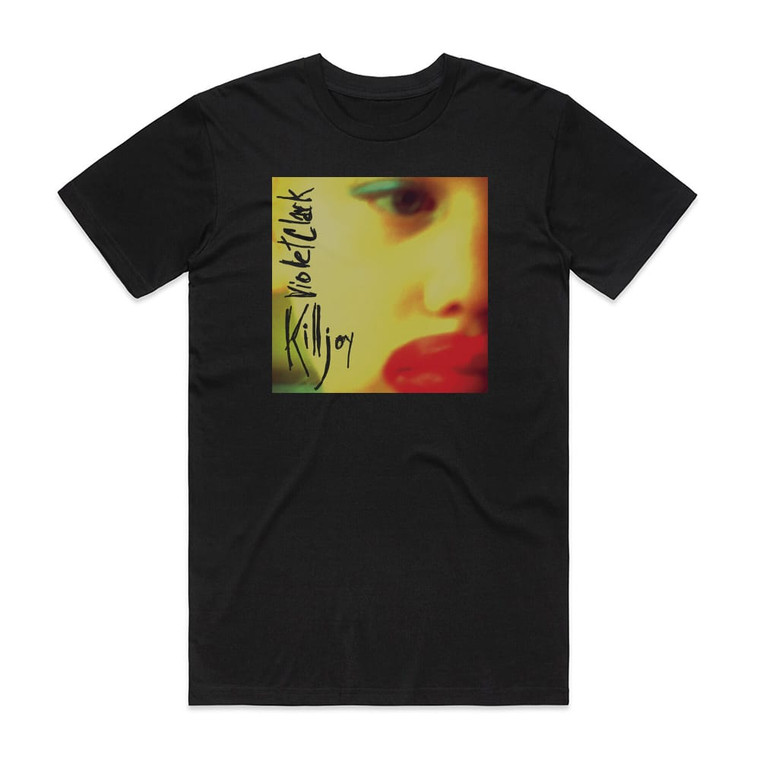 Violet Clark Killjoy Album Cover T-Shirt Black