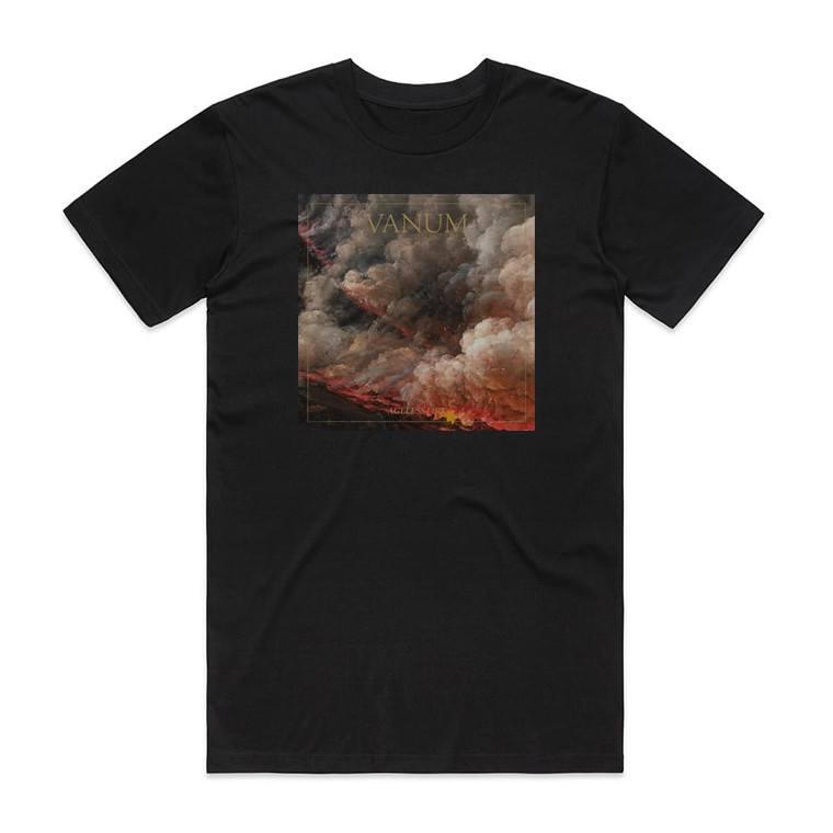 Vanum Ageless Fire Album Cover T-Shirt Black