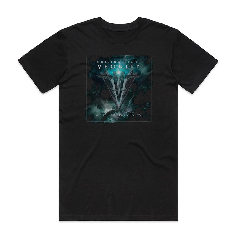 Veonity Guiding Light Album Cover T-Shirt Black