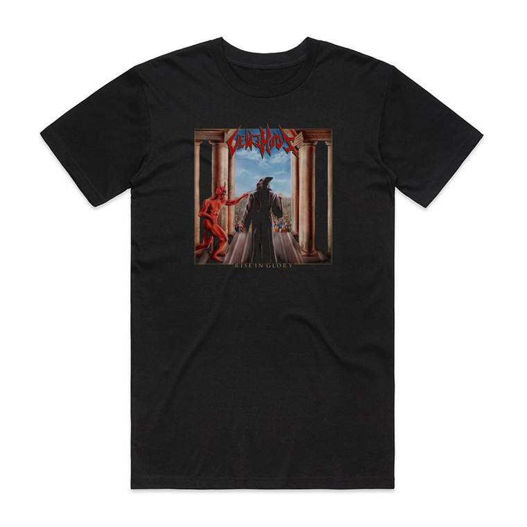 Venemous Rise In Glory Album Cover T-Shirt Black Venemous Rise In Glory Album Cover T-Shirt Black