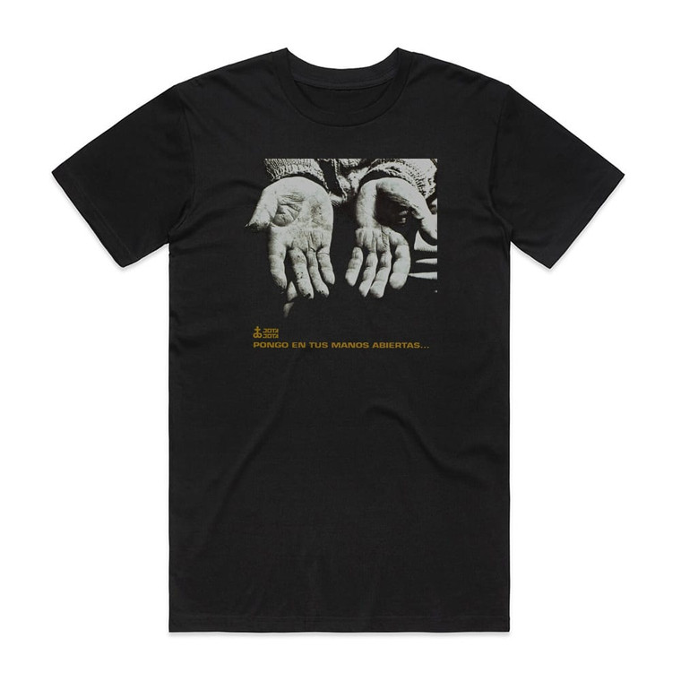 Victor Jara Pongo En Tus Manos Abiertas Album Cover T-Shirt Black