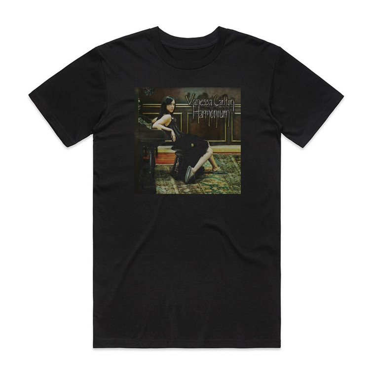 Vanessa Carlton Harmonium Album Cover T-Shirt Black