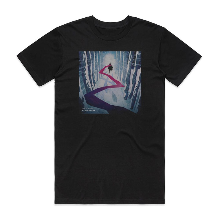 Valiant Hearts Wanderlust Album Cover T-Shirt Black