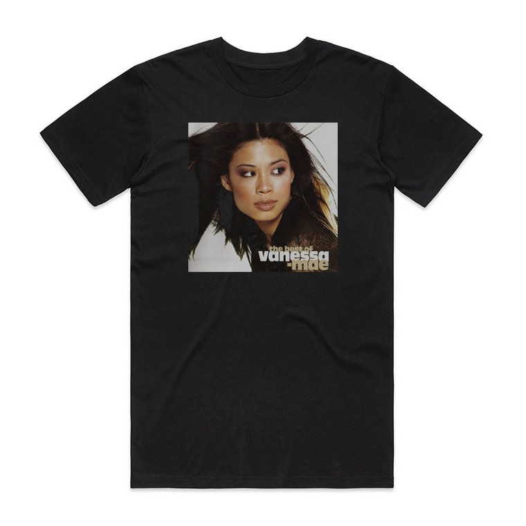 Vanessa-Mae The Best Of Vanessa Mae Album Cover T-Shirt Black Vanessa-Mae The Best Of Vanessa Mae Album Cover T-Shirt Black