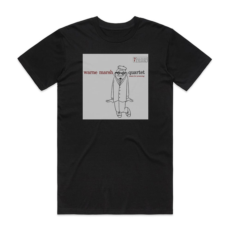 Warne Marsh Music For Prancing Album Cover T-Shirt Black