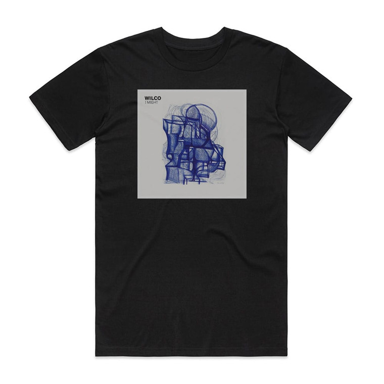 Wilco I Might I Love My Label Album Cover T-Shirt Black