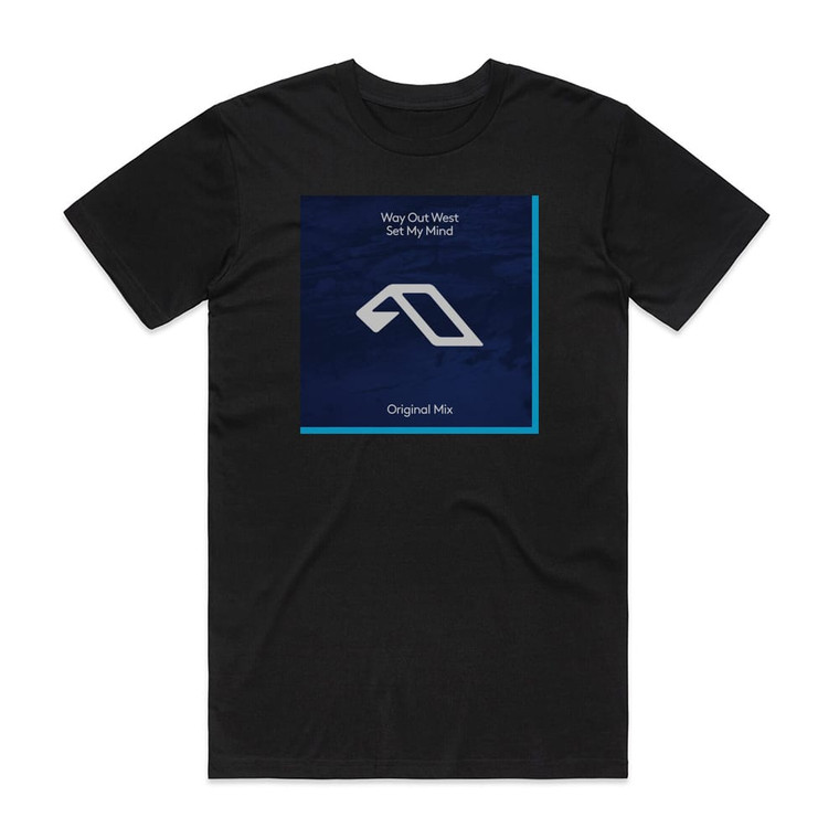Way Out West Set My Mind Album Cover T-Shirt Black