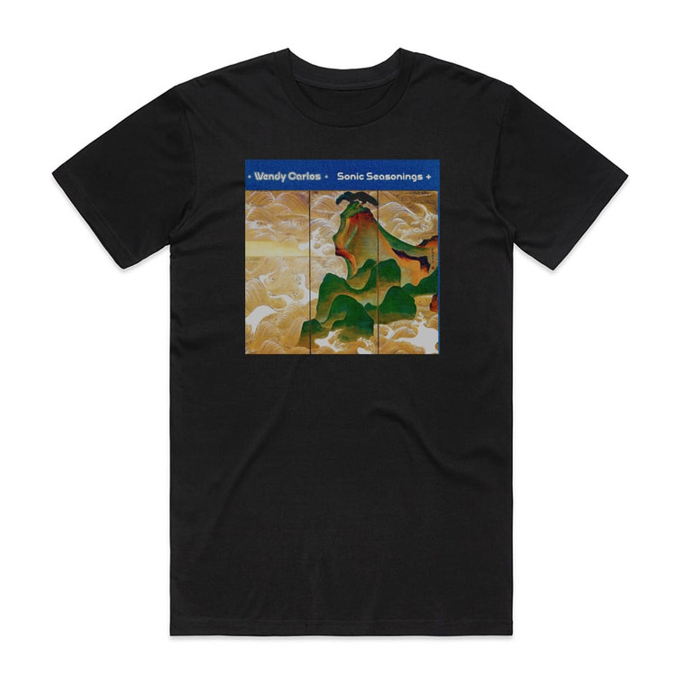 Wendy Carlos Sonic Seasonings Album Cover T-Shirt Black