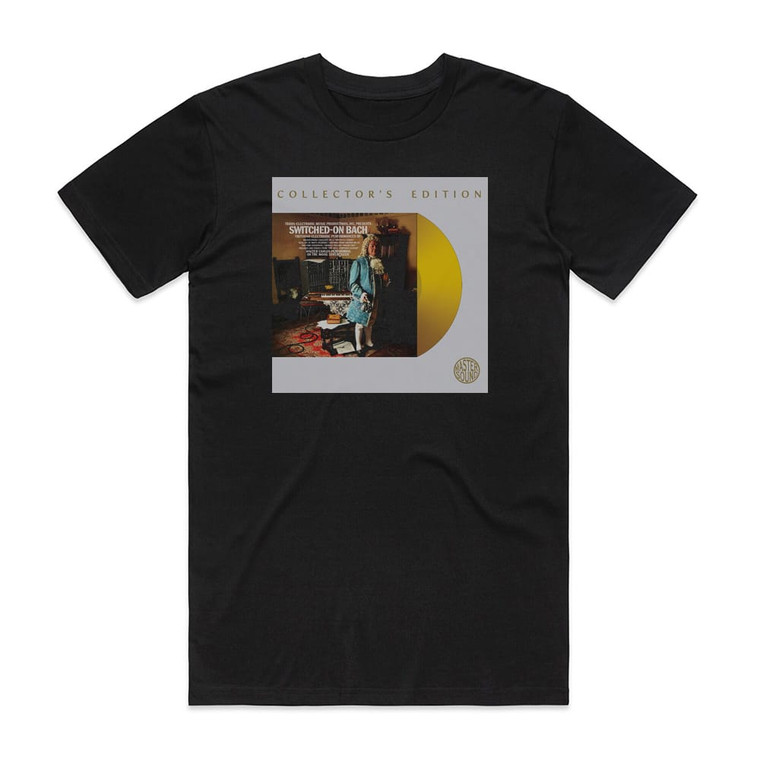 Wendy Carlos Switchedon Bach Album Cover T-Shirt Black