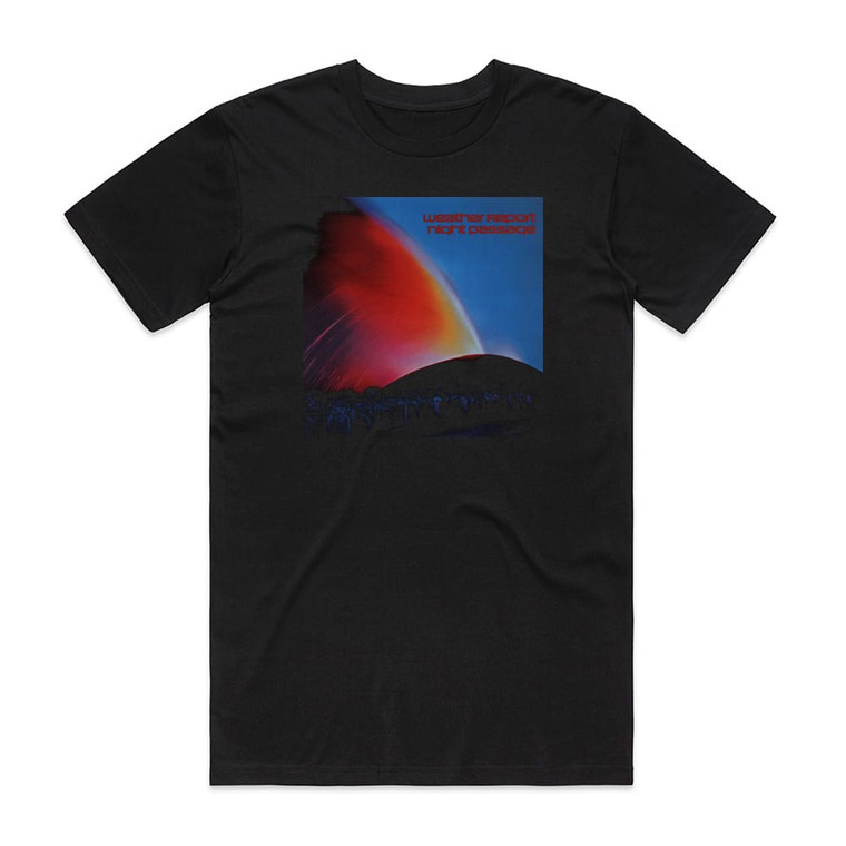 Weather Report Night Passage Album Cover T-Shirt Black