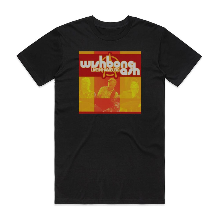 Wishbone Ash Live In Hamburg Album Cover T-Shirt Black