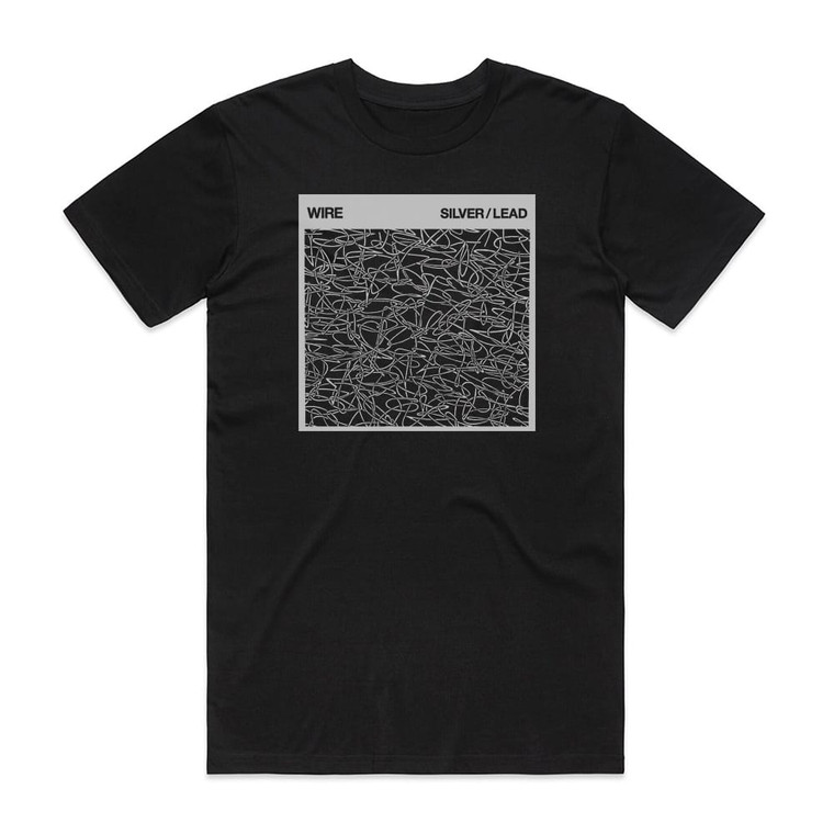 Wire Silverlead Album Cover T-Shirt Black