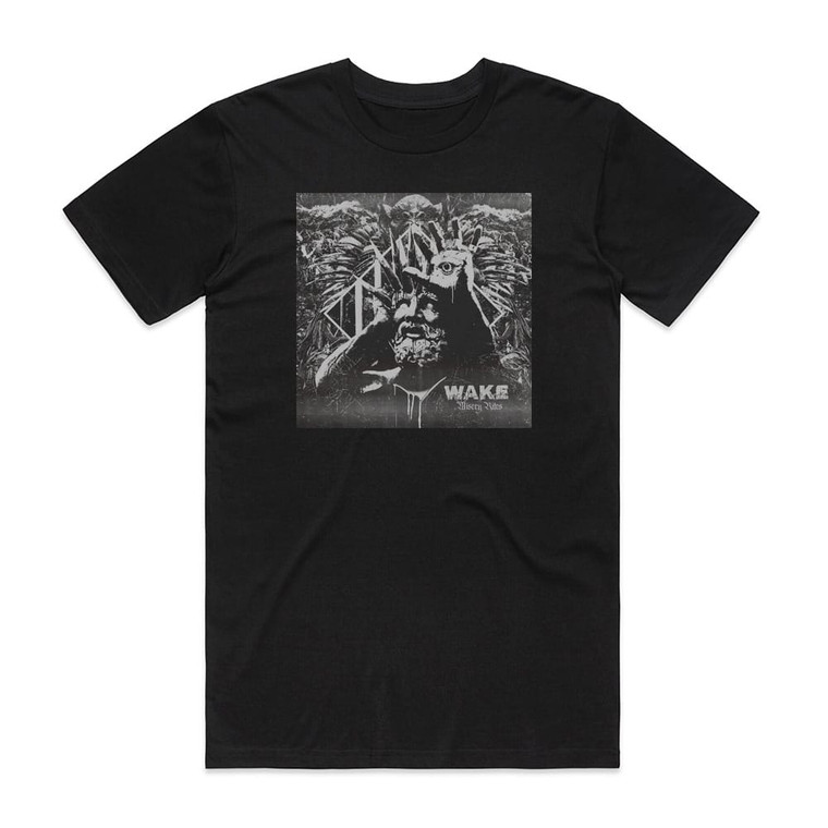 Wake Misery Rites Album Cover T-Shirt Black