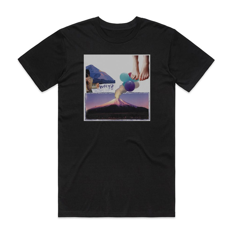 WHY_ Elephant Eyelash Album Cover T-Shirt Black