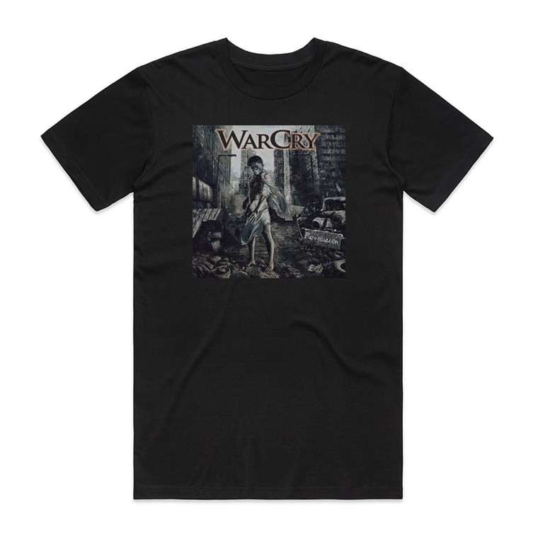 WarCry Revolucin Album Cover T-Shirt Black