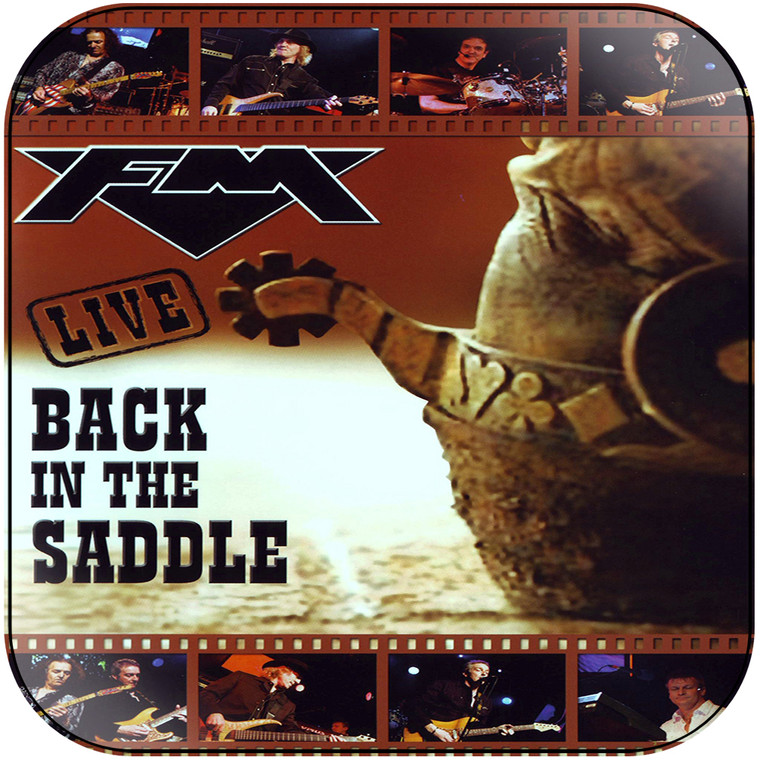 FM Back In The Saddle Album Cover Sticker