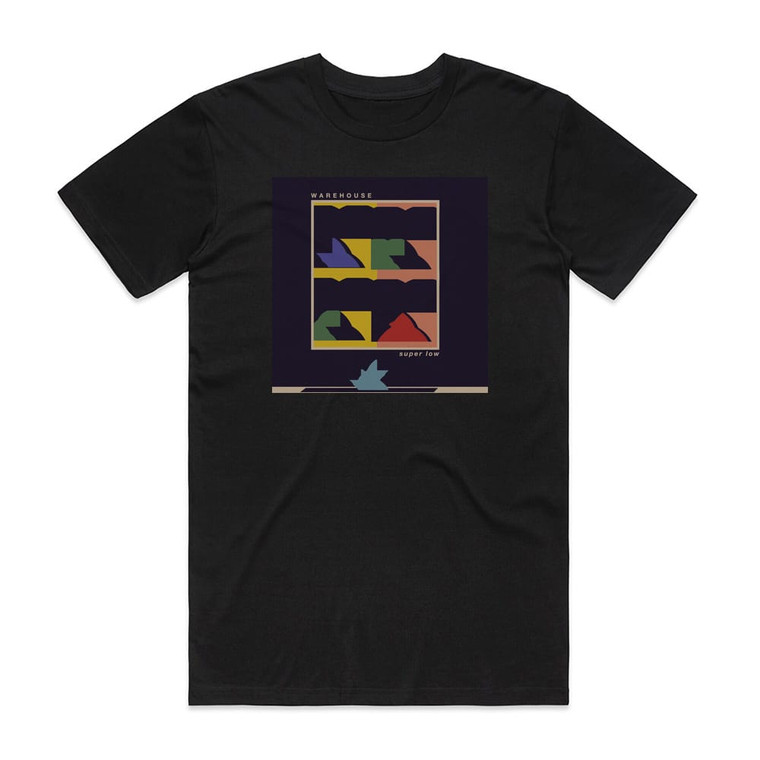 Warehouse Super Low Album Cover T-Shirt Black