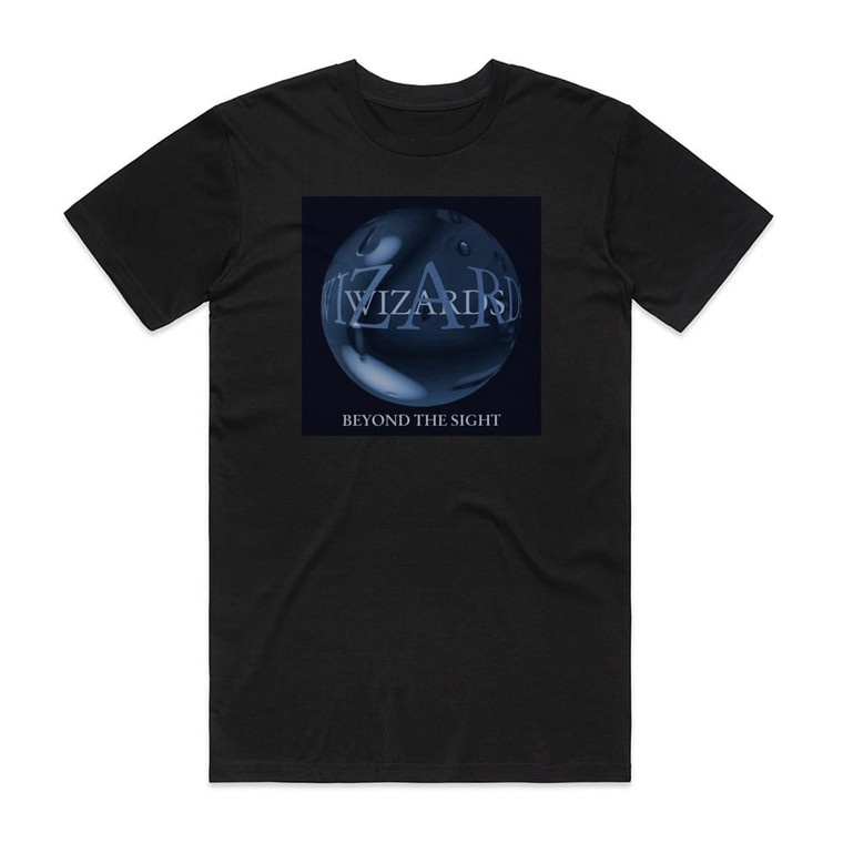 Wizards Beyond The Sight Album Cover T-Shirt Black