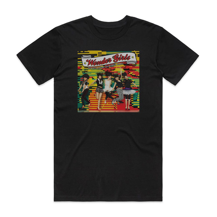 Wonder Girls The Wonder Years Album Cover T-Shirt Black