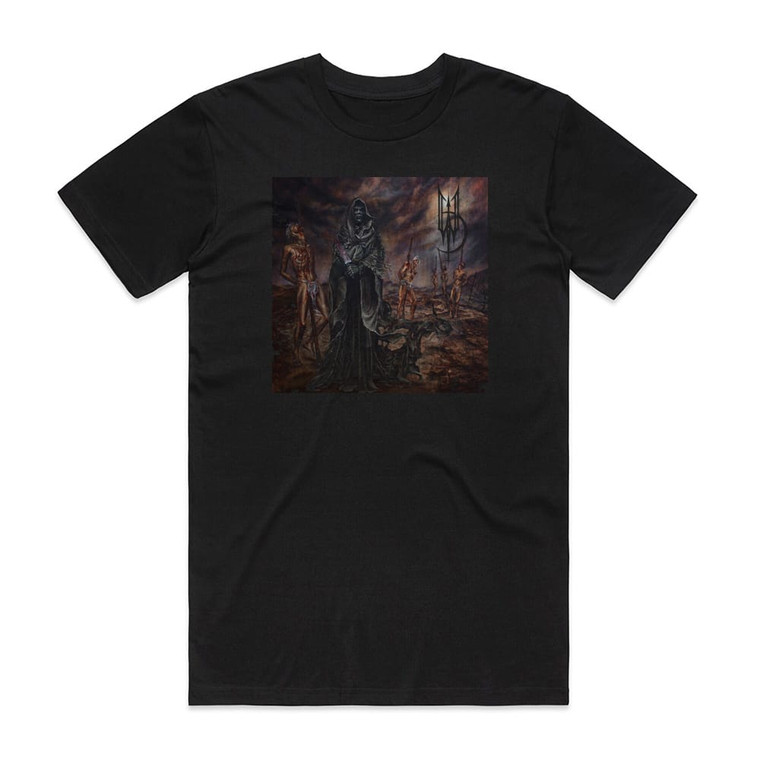 Wolves Den Deus Vult Album Cover T-Shirt Black