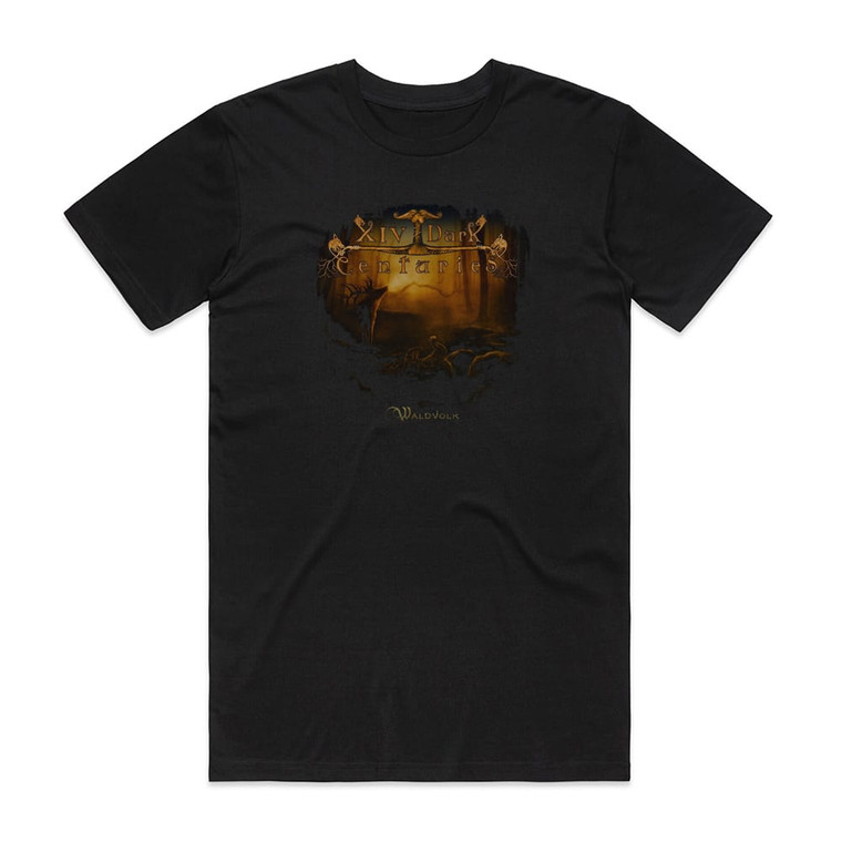 XIV Dark Centuries Waldvolk Album Cover T-Shirt Black