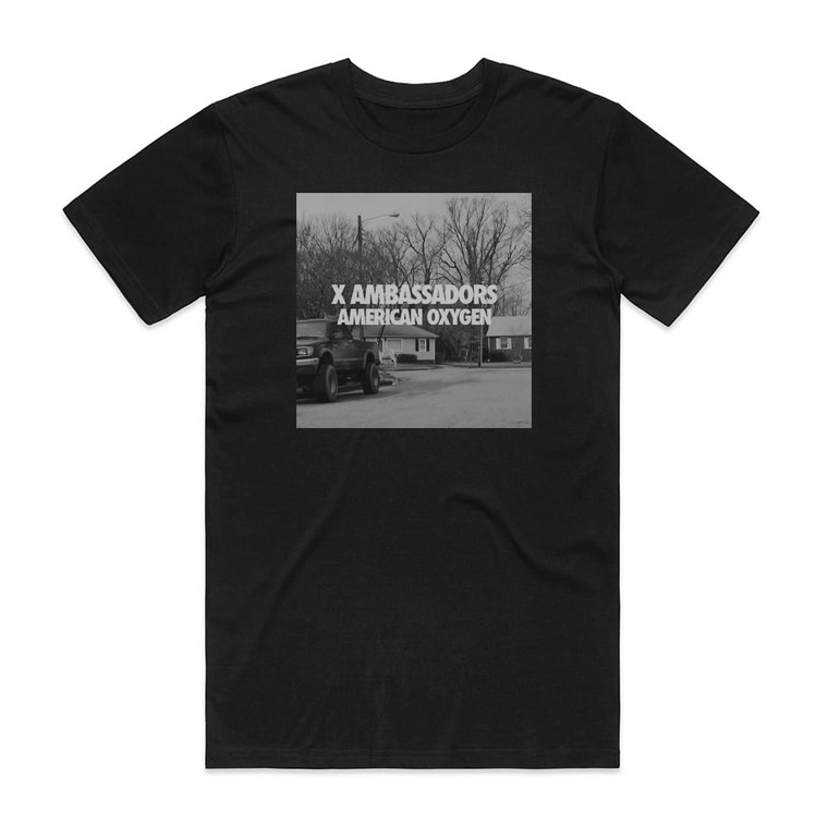 X Ambassadors American Oxygen Album Cover T-Shirt Black