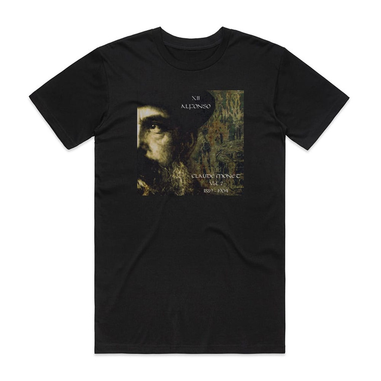 XII Alphonso Claude Monnet Volume 2 1889 1904 Album Cover T-Shirt Black