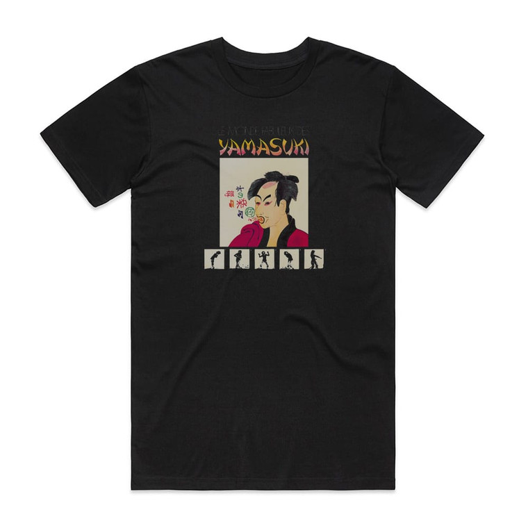 Yamasuki Le Monde Fabuleux Des Yamasuki Album Cover T-Shirt Black