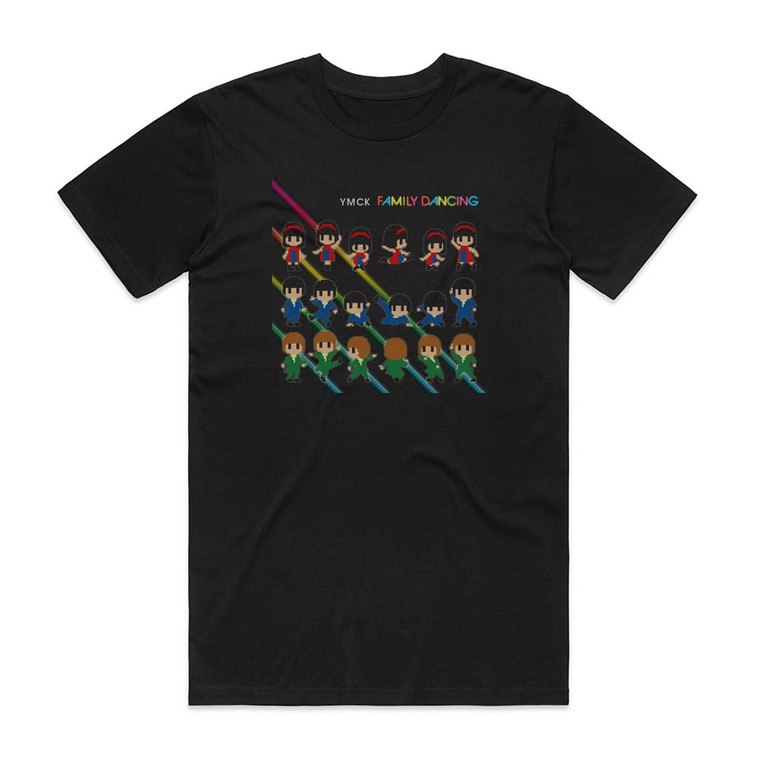 YMCK Family Dancing Album Cover T-Shirt Black