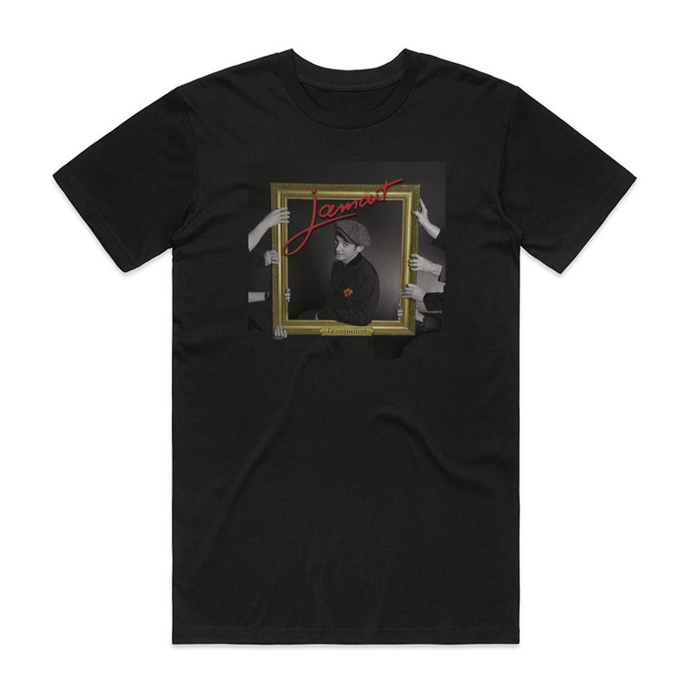 Yves Jamait Le Coquelicot Album Cover T-Shirt Black