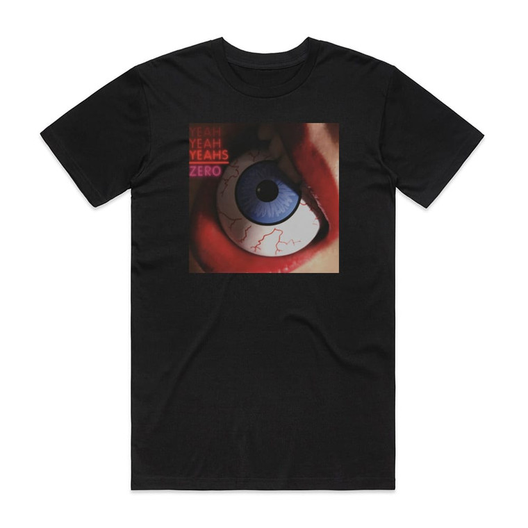 Yeah Yeah Yeahs Zero 1 Album Cover T-Shirt Black