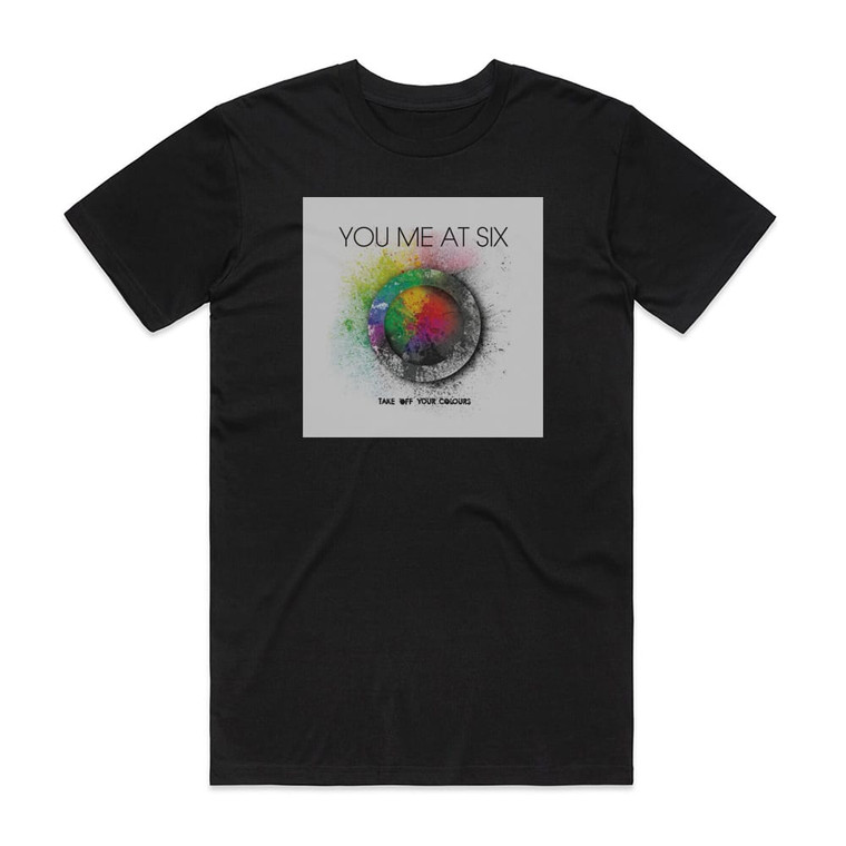 You Me At Six Take Off Your Colours Album Cover T-Shirt Black