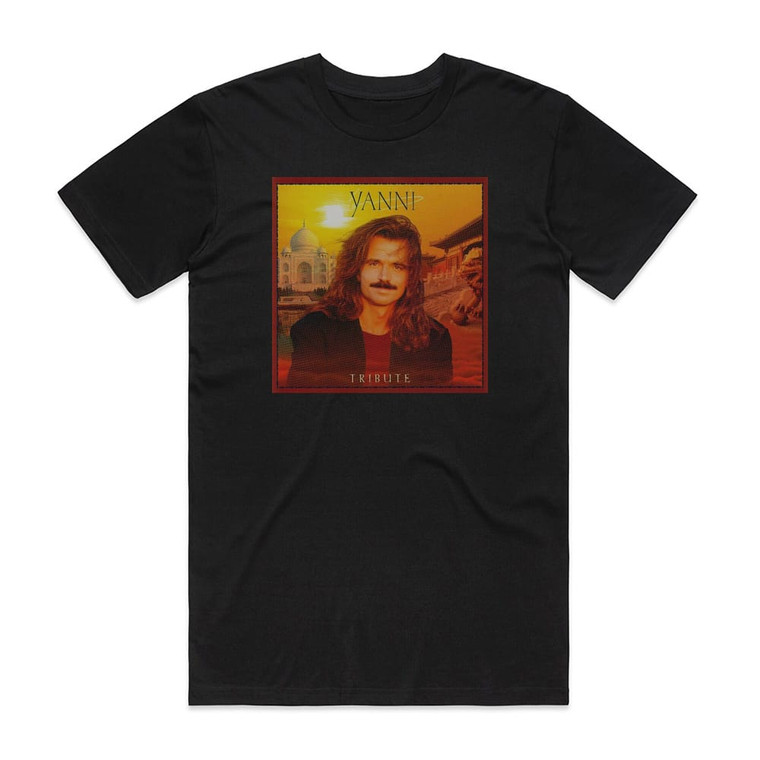 Yanni Tribute Album Cover T-Shirt Black