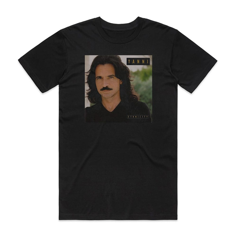 Yanni Ethnicity Album Cover T-Shirt Black
