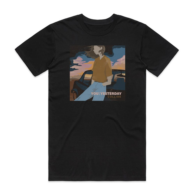 You vs Yesterday Collide Album Cover T-Shirt Black