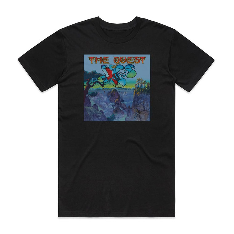 Yes The Quest Album Cover T-Shirt Black