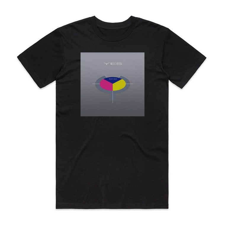 Yes 90125 2 Album Cover T-Shirt Black