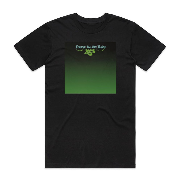 Yes Close To The Edge 1 Album Cover T-Shirt Black