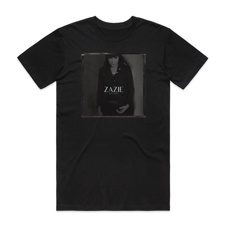 Zazie Cyclo Album Cover T-Shirt Black