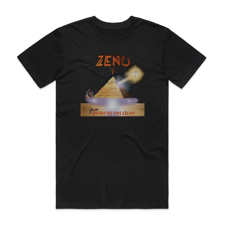 Zeno Listen To The Light Album Cover T-Shirt Black