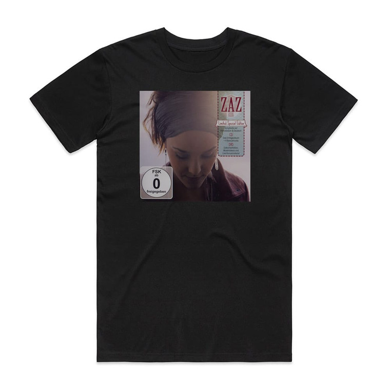 ZAZ Zaz Album Cover T-Shirt Black