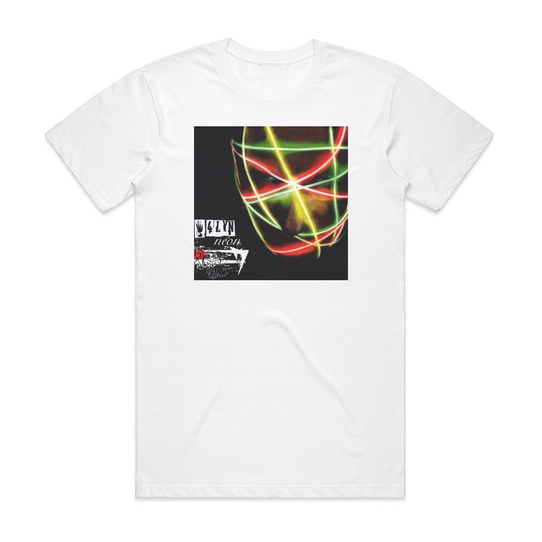 4LYN Neon Album Cover T-Shirt White