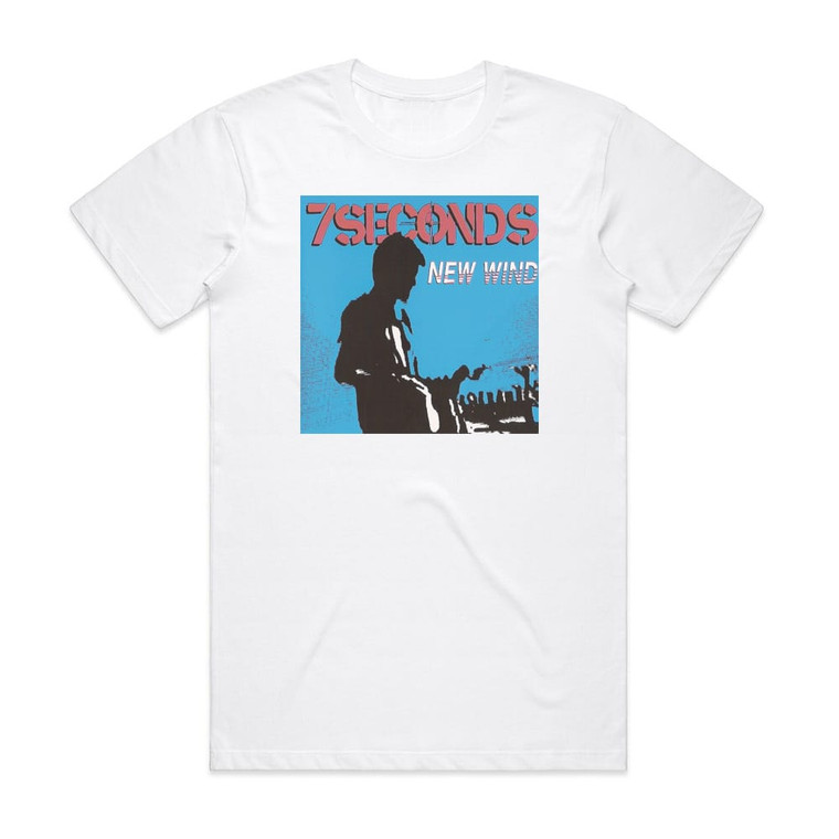 7 Seconds New Wind Album Cover T-Shirt White
