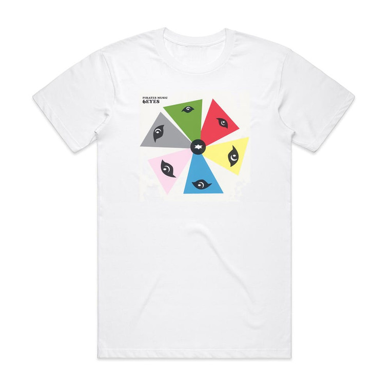 6eyes Pirates Music Album Cover T-Shirt White