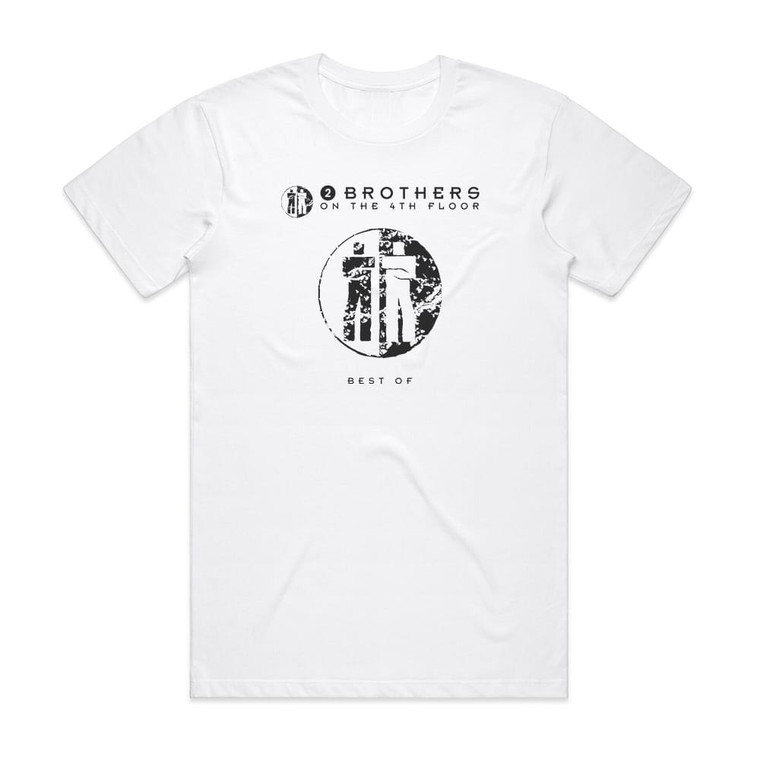 2 Brothers on the 4th Floor Best Of Album Cover T-Shirt White